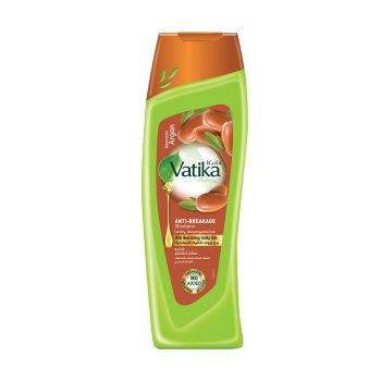 Vatika Naturals Moroccan Argan Anti-Breakage Shampoo 400ml | Moisture Soft Hair | For Dry, Unmanageable Hair