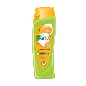Vatika Naturals Egg Protein Shampoo 400ml | Nourishing Protein Shampoo | Moisture Soft Hair | For Thin and Limp Hair